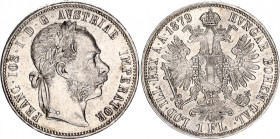 Austria 1 Florin 1879
KM# 2222; N# 4726; Silver; Franz Joseph I; UNC with mint luster