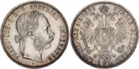Austria 1 Florin 1886
KM# 2222; N# 4726; Silver; Franz Joseph I; UNC with minor hairlines