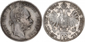Austria 1 Florin 1890 Overstrike
KM# 2222; Silver; Franz Joseph I; UNC with nice toning
