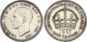 Australia 1 Crown 1937
KM# 34; Schön# 28; N# 12503; Silver; Coronation of King George VI; Mint: Melbourne; UNC