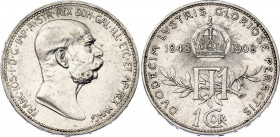 Austria 1 Corona 1908
KM# 2808; Silver; 60th Anniversary of the Reign of Franz Joseph I; AUNC