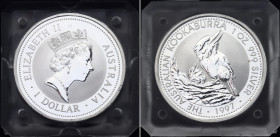 Australia 1 Dollar 1997
KM# 318; N# 17339; Silver; Elizabeth II; Australian Kookaburra; Mint: Perth; BUNC