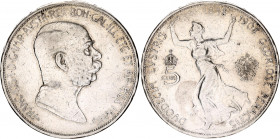 Austria 5 Corona 1908
KM# 2809; Silver; Franz Joseph I; 60th Anniversary of the Franz Joseph I's Reign; VF/XF