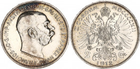 Austria 2 Corona 1912
KM# 2821; N# 7934; Silver; Franz Joseph I; UNC with mint luster