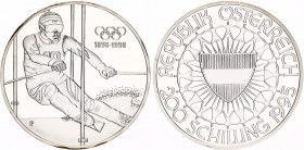 Austria 200 Shilling 1995
KM# 3027; N# 68942; Silver; Series: Centennial of Olympic Movement; Proof