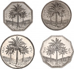 Iraq Lot of 4 Coins 1970 - 1981 AH 1390 - 1401
100 Fils 1972, 250 Fils 1970, 250 Fils 1981 & Dinar 1981; UNC