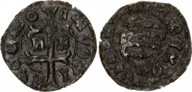Hungary 1 Denar 15th Century
Billon 0.65 g.; VF/XF