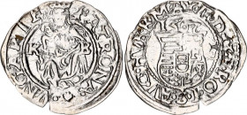 Hungary 1 Denar 1567 KB
ÉH# 766; Silver 0.30 g.; Maximilian I; VF/XF