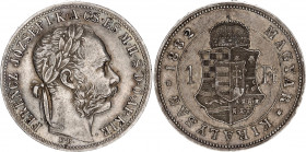 Hungary 1 Forint 1882 KB
KM# 469; N# 26846; Silver; Franz Joseph I; XF