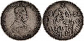 Hungary 1 Korona 1896 KB
KM# 487; N# 15758; Silver; Franz Joseph I; Magyar Millennium; XF