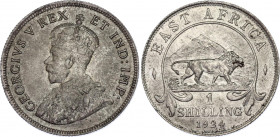 East Africa 1 Shilling 1924
KM# 21; Schön# 24; Silver; George V; Mint: Royal Mint, London; XF-AUNC