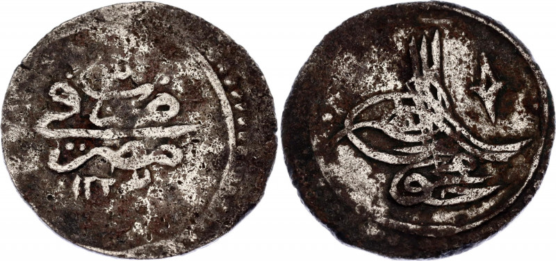 Egypt Ottoman 1 Piastre 1810 (AH1223/3)
KM# 179.2; Silver; Sultan Mahmoud II - ...