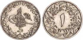 Egypt 1/10 Qirsh 1902 (AH1293/28)
KM# 289; N# 9189; Copper-Nickel; Abdul Hamid II; AUNC