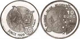 Belgium 10 Euro 2004
KM# 236; LA# BEM-11.3; Schön# 214; N# 5937; Silver; Albert II; Tintin; UNC Proof