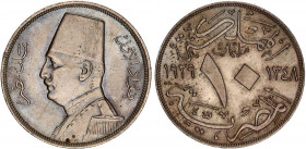 Egypt 10 Milliemes 1929 BP
KM# 347; Copper-Nickel; Ahmed Fuad I; AUNC