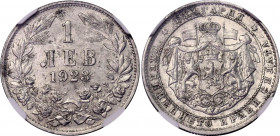 Bulgaria 1 Lev 1923 NGC AU 58
KM# 35; N# 12346; Aluminium; Boris III