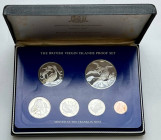 British Virgin Islands Annual Proof Coin Set 1975
KM# PS3; With Silver; With original package & certificate