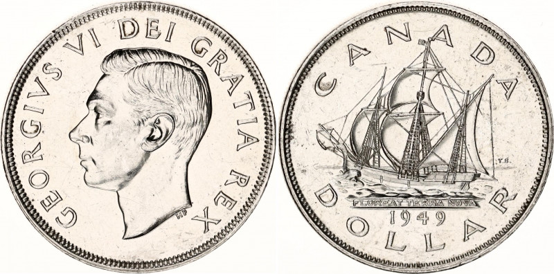 Canada 1 Dollar 1949
KM# 47; Silver; Georg VI; AUNC/UNC with hairlines