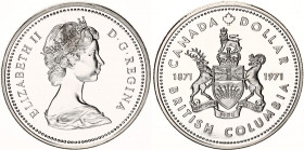 Canada 1 Dollar 1971
KM# 80; Silver., Prooflike; British Columbia