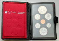 Canada Annual Coin Set 1980
With Silver., Prooflike; With original package