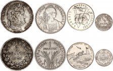 World Lot of 4 Coins 1836 - 1995
Various Countries, Dates & Denominations; Silver; VF-UNC