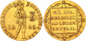 Russia 1 Ducat 1849 СПБ
Bit# 35; Fr-161; KM-50.2 (Netherlands); Gold; AUNC