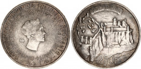 Luxembourg 250 Francs 1963 (ND)
KM# 53.2 (darkly toned); N# 9280; Silver; Charlotte; Millennium of Luxembourg City; AUNC Toned