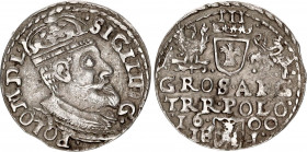 Poland 3 Groschen / Trojak 1600 Sigismund III Vasa
Iger O.00.2.e; Silver; Sigismund III Vasa (1587-1632); Mint: Olkusch (Olkusz); XF