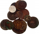 Russia Lot of 14 Coins 1710 - 1905
Copper & Silver