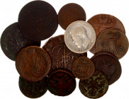 Russia Lot of 13 Coins 1731 - 1897
Copper & Silver