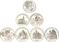 Russia - USSR Lot of 7 Coins 1987 - 1991
1 - 2 x 3 - 4 x 5 Roubles; Copper-Nickel; UNC Proof