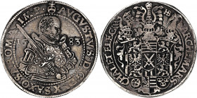 German States Saxony 1 Taler 1583 HB
Dav ECT# 9798; Silver; August I; XF, tooled edge