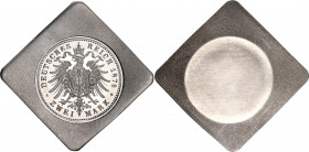 Germany - Empire 2 Mark 1876 Uniface Pattern
White Metal 6.78 g.; Wilhelm I; UNC