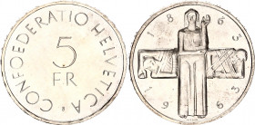Switzerland 5 Francs 1963
KM# 51; Silver; 100th Anniversary of the Red Cross; UNC with full mint luster