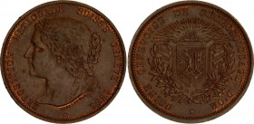 Switzerland Bronze Medal "Exposition Nationale Suisse Geneve" 1896
Bronze 10.67 g., 30 mm; by Georges Hantz; International Exhibition in Geneva 1896;...