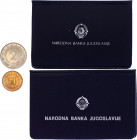 Yugoslavia Lot of Coins of 1980s
10 D 1983 Neretva Battle, 100 D 1987 - in original packs. 2 D 1980, 50 Para 1984. All UNC.