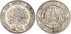 Germany - Weimar Republic 5 Reichsmark 1928 A
KM# 56; N# 15888; Silver; Oak; XF
