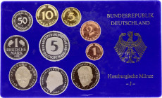 Germany - FRG Annual Proof Coin Set 1996
KM# PS129; Proof; With original package