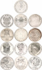 Germany - FRG 13 x 5 Mark 1971 - 1979
Silver, Various Motives; Mostly UNC