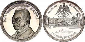 Germany - FRG Silver Medal "Kurt Georg Kiesinger" 1969
Silver (.999) 49.55 g., 50 mm., Proof