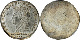 1796 Castorland Medal, or Jeton. Obverse Cliche. Lecompte-197a. Specimen-62 (PCGS).
PCGS# 880737.
Estimate: $100