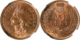 1873 Indian Cent. Open 3. MS-64 RB (NGC).
PCGS# 2107. NGC ID: 227Y.
Estimate: $600