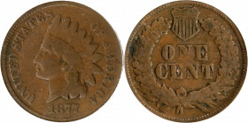 1877 Indian Cent. VG-8 (PCGS).
PCGS# 2127. NGC ID: 2284.
Estimate: $500