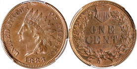 1883 Indian Cent. MS-63 BN (PCGS).
PCGS# 2145. NGC ID: 228A.
Estimate: $85
