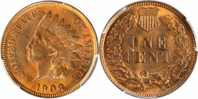1908 Indian Cent. MS-65 RB (PCGS).
PCGS# 2230. NGC ID: 2295.
Estimate: $225