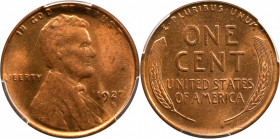 1927-S Lincoln Cent. MS-63 RD (PCGS).
PCGS# 2584. NGC ID: 22CP.
Estimate: $450
