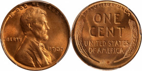 1933 Lincoln Cent. MS-67 RD (PCGS).
PCGS# 2629. NGC ID: 22D7.
Estimate: $800