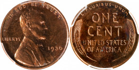 1936 Lincoln Cent. Brilliant Proof-64 RD (PCGS).
PCGS# 3335. NGC ID: 22L3.
Estimate: $600