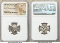 MACEDONIAN KINGDOM. Alexander III the Great (336-323 BC). AR drachm (18mm, 11h). NGC XF. Posthumous issue of Colophon, ca. 319-310 BC. Head of Heracle...