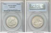George V Florin 1934-(m) MS62 PCGS, Melbourne mint, KM27.

HID09801242017

© 2022 Heritage Auctions | All Rights Reserved